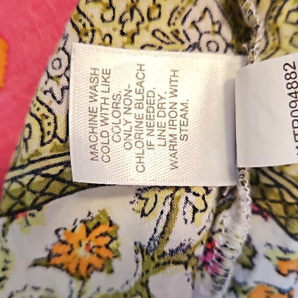 J. Jill Sleeveless Pleated Front Peplum Floral Print Blouse - Picture 6 of 11